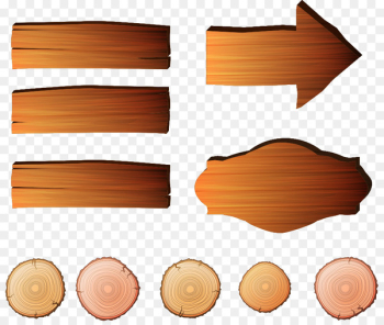 Wood grain Sign - Vector wooden arrow Wood grain Sign - Vector wooden arrow