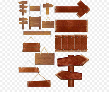 Wood Sign Euclidean vector Clip art - Wooden direction sign Wood Sign Euclidean vector Clip art - Wooden direction sign