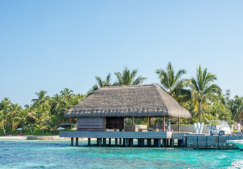 Wooden Cottage Above Water Wooden Cottage Above Water