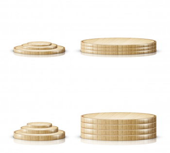 Wooden cutting board tray, realistic podium stage Free Vector Wooden cutting board tray, realistic podium stage Free Vector