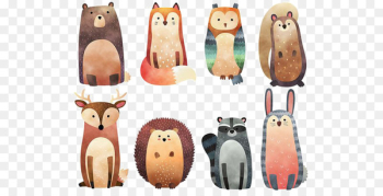 Woodland Watercolor painting Drawing Clip art - Painted cat Woodland Watercolor painting Drawing Clip art - Painted cat