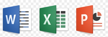 Word Excel Powerpoint Icons