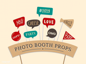 Word expressions set for party photo booth pr.. | Free stock vector - 537547 Word expressions set for party photo booth pr.. | Free stock vector - 537547