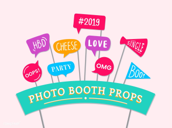 Word expressions set for party photo booth pr.. | Free stock vector - 537597 Word expressions set for party photo booth pr.. | Free stock vector - 537597