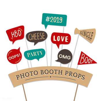 Word expressions set for party photo booth pr.. | Free stock vector - 537628 Word expressions set for party photo booth pr.. | Free stock vector - 537628