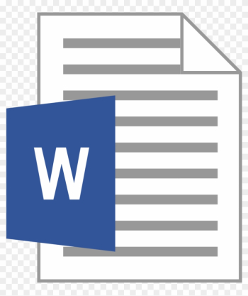 Word File Icon Image - Word File Icon Png