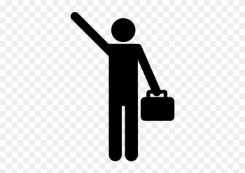 Worker, People, Silhouette, Office Icon - Office Worker Icon Png