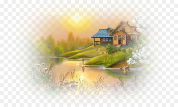 World-famous paintings Drawing Landscape painting Art - painting 