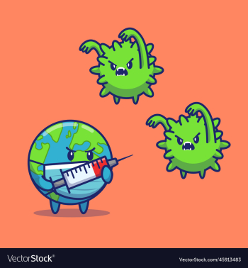 world inject corona virus cartoon world inject corona virus cartoon