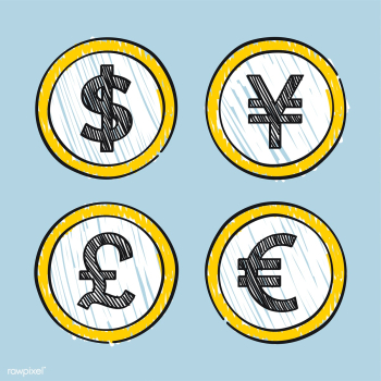 World leading global currencies illustration | Free stock vector - 472103 World leading global currencies illustration | Free stock vector - 472103
