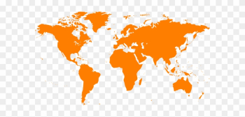 World Map Clip Art Free - World Map In Orange World Map Clip Art Free - World Map In Orange