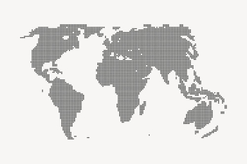 World map clipart, geography illustration. | Free Photo - rawpixel