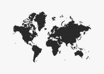 World map clipart, geography illustration | Free PSD - rawpixel