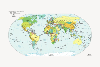 World map, geographical illustration. Free | Free Photo - rawpixel