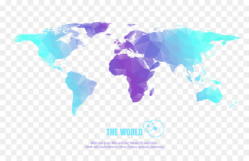World map Globe - Crystal Vector Colorful world map World map Globe - Crystal Vector Colorful world map