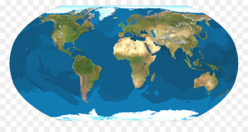 World map Google Earth Globe - flat earth 