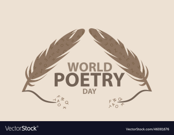 world poetry day holiday concept world poetry day holiday concept