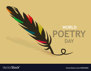 world poetry day holiday concept world poetry day holiday concept