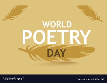 world poetry day holiday concept world poetry day holiday concept