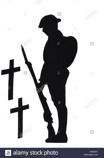 World War 1 Soldier Silhouette Stock Photos & World War 1 Soldier ...