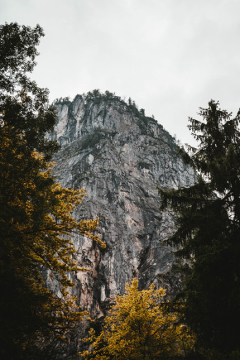 Worm's-eye View Photography of Rocky Mountain Worm's-eye View Photography of Rocky Mountain