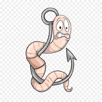 Worm Fish hook Clip art - hook Worm Fish hook Clip art - hook