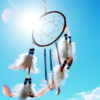 worm's eyeview photo of dream catcher worm's eyeview photo of dream catcher