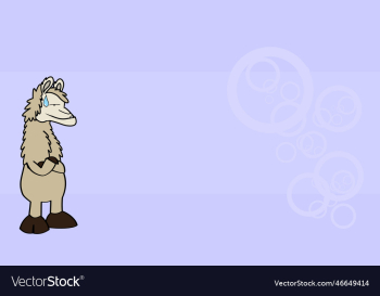 worried llama character cartoon background worried llama character cartoon background