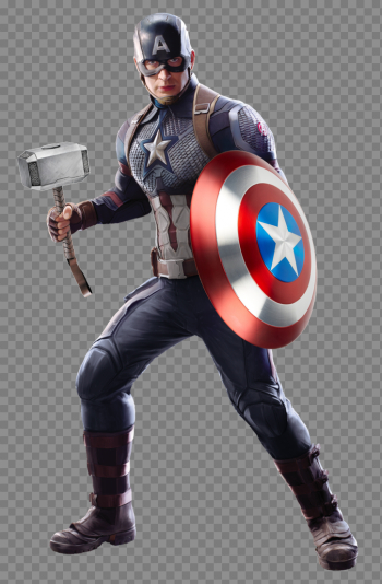 Worthy Captain America PNG - Avengers Endgame by GojiNerd1999 on ...