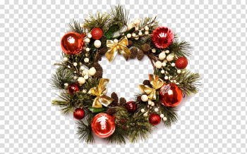 Wreath Christmas Garland , Christmas Wreath transparent background PNG clipart Wreath Christmas Garland , Christmas Wreath transparent background PNG clipart
