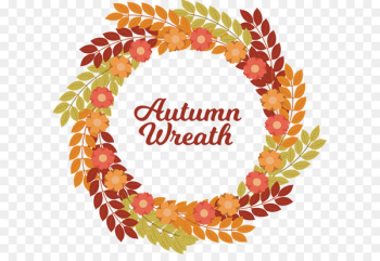 Wreath Clip art - Fall wreath design Wreath Clip art - Fall wreath design