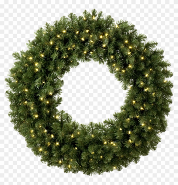 Wreath Clipart Light Png - Pre Lit Outdoor Christmas Wreaths