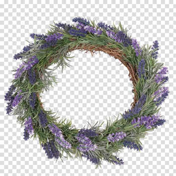 Wreath English lavender Cut flowers Disk, flower transparent background PNG clipart Wreath English lavender Cut flowers Disk, flower transparent background PNG clipart