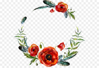 Wreath Flower Stock illustration Illustration - Vector watercolor flower leaf decoration 