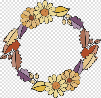 Wreath Flower , Sunflower wreath transparent background PNG clipart Wreath Flower , Sunflower wreath transparent background PNG clipart
