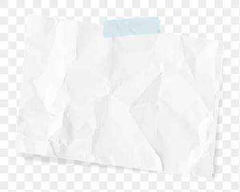 Wrinkled paper png stationery sticker, | Free PNG - rawpixel