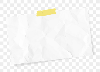 Wrinkled paper png stationery sticker, | Free PNG - rawpixel