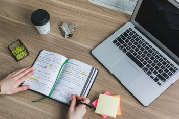 Writing In Notebook Writing In Notebook