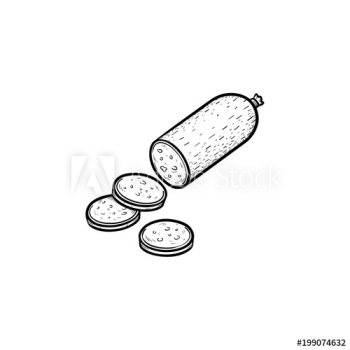 Wurst hand drawn outline doodle icon Wurst hand drawn outline doodle icon