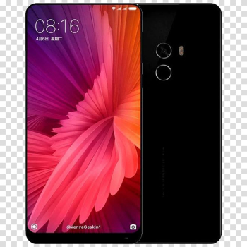 Xiaomi Mi MIX Xiaomi Mi Note 2 Smartphone Telephone, xiaomi mi mix mobile frame transparent background PNG clipart