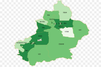 Xinjiang Qing dynasty Taiping Rebellion Taiping Heavenly Kingdom Autonomous regions of China - arzt map 