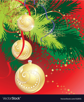Xmas background vector image Xmas background vector image