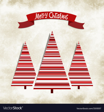 Xmas tree vector image Xmas tree vector image