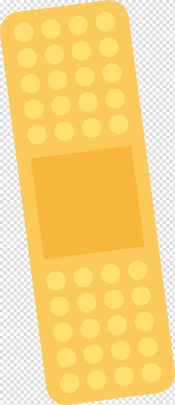 Yellow Adhesive bandage Computer file, Yellow band aid transparent background PNG clipart