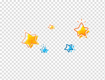 Yellow and blue stars illustration, Twinkle, Twinkle, Little Star Cartoon , Small colored stars transparent background PNG clipart