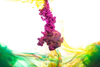 Yellow And Purple Ink With Green Yellow And Purple Ink With Green