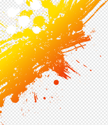 yellow and red splat, Paint Graphic design, Paint splash, watercolor Painting, ink, color Splash png