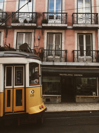 Yellow And White Tram Yellow And White Tram