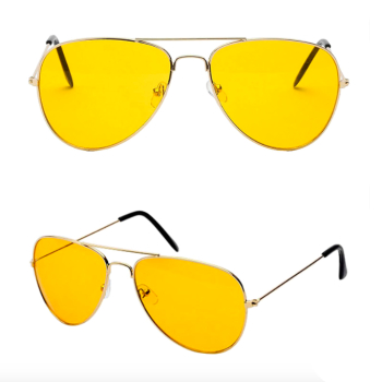 Yellow Aviation Sunglasses - Night Vision | A1Trendz.com ...