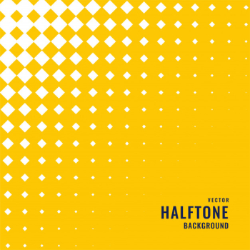 Yellow Background With White Halftone Pattern | Download now free vectors on Freepik